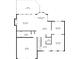 Detailed floorplan of the first floor featuring a kitchen, living room, dining area, Gathering room, breakfast nook, and garage at 3830 Gallant Fox Ct, Duluth, GA 30096