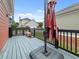 Spacious backyard deck with wood railing, providing a comfortable outdoor living area for relaxation and entertaining at 121 Fulton Se Way, Atlanta, GA 30312