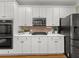 Beautiful kitchen with white cabinets, stainless steel appliances, and granite countertops at 121 Fulton Se Way, Atlanta, GA 30312