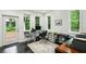 Bright home office with a sleek desk, comfortable chairs, and natural light at 443 Lakeshore Ne Dr, Atlanta, GA 30307