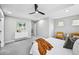 Primary bedroom with carpet and windows at 503 Mill Ridge Rd, Woodstock, GA 30188