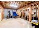 Unfinished basement ready for customization; features exposed framing and ample space at 109 Lighthorse Blvd, Mcdonough, GA 30252
