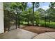 Enclosed backyard featuring a gated entrance to a park or green space at 821 Ralph Mcgill Ne Blvd # 2219, Atlanta, GA 30306