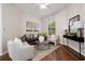 Well-lit living room with contemporary furnishings, decor, and large windows at 821 Ralph Mcgill Ne Blvd # 2219, Atlanta, GA 30306