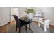 Inviting home office featuring a stylish desk and chair, decorative accents, and hardwood floors at 821 Ralph Mcgill Ne Blvd # 2219, Atlanta, GA 30306