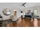 Spacious main bedroom with seating area, modern decor, and natural light at 1385 Northcliff Trce, Roswell, GA 30076