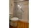 Bathroom featuring a walk-in shower, and modern fixtures at 1800 Clairmont Lk # A226, Decatur, GA 30033