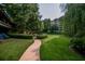 Well manicured community grounds with walkway at 1800 Clairmont Lk # A226, Decatur, GA 30033