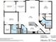 Detailed floor plan showcases the layout of this 1,321 sqft Atlanta home at 2700 Pine Tree Ne Rd # 2201, Atlanta, GA 30324