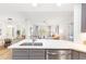 Kitchen featuring stainless steel appliances and a view to the living area at 2700 Pine Tree Ne Rd # 2201, Atlanta, GA 30324