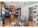 Charming dining area with hardwood floors and a view into the living room at 2969 White Ne Rd, Conyers, GA 30012