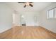 Spacious bedroom with hardwood floors and ensuite bath perfect for personalization at 326 Seldom Seen Trl, Canton, GA 30115