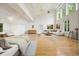 Open-concept living area combining bedroom & living space under vaulted ceilings at 326 Seldom Seen Trl, Canton, GA 30115