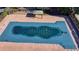 Aerial view of a large in-ground community pool covered for the off-season at 1924 Wilkenson Xing, Marietta, GA 30066