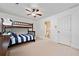 Bedroom with bunk beds and en suite bathroom at 3638 Sope Creek Farm Se, Marietta, GA 30067