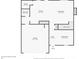 Detailed first floor plan includes kitchen, living, dining room, and garage at 149 Archie Way, Woodstock, GA 30188