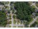 An aerial view showcases a lush community with mature trees and well-maintained homes at 3269 N Winds N Trl, Douglasville, GA 30135