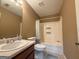 Bathroom with tiled shower/tub combination and vanity at 3269 N Winds N Trl, Douglasville, GA 30135