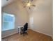 Bedroom with window and a computer chair and desk at 3269 N Winds N Trl, Douglasville, GA 30135