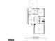 First floor plan detailing the layout of the kitchen, living room, deck, garage, and primary bedroom at 3269 N Winds N Trl, Douglasville, GA 30135