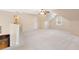 Spacious bonus room with neutral walls, ceiling fan, and plush carpet at 5711 Brynwood Nw Cir, Acworth, GA 30101
