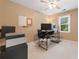 Office space with computer desk and natural light from window at 5711 Brynwood Nw Cir, Acworth, GA 30101