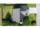 Overhead shot showing roof, driveway and lawn at 2163 Berryhill Se Cir, Smyrna, GA 30082