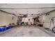 Spacious two car garage with room for storage and lots of shelving at 2163 Berryhill Se Cir, Smyrna, GA 30082
