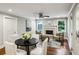 Cozy living room with a fireplace, neutral tones, and ample natural light at 2201 Plantation Ln, Atlanta, GA 30341