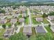 Neighborhood aerial view showing the house and surrounding homes at 3748 Spring Place Ct, Loganville, GA 30052