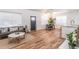 Bright room featuring hardwood floors, neutral paint, and modern decor at 20 S Eugenia Nw Pl, Atlanta, GA 30318
