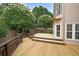 Back deck featuring multiple levels and stairs leading to backyard at 2747 Harper Woods Dr, Marietta, GA 30062