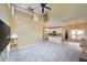 Open-concept living area with a loft, connecting to the kitchen and featuring ample natural light at 2747 Harper Woods Dr, Marietta, GA 30062