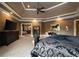 Elegant main bedroom boasts a sitting area and a glimpse into the ensuite bathroom at 3155 Wills Mill Rd, Cumming, GA 30041