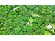 Aerial view displaying the property surrounded by dense forest at 5770 Dorsett Shoals Rd, Douglasville, GA 30135