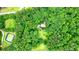 Aerial view of the property surrounded by trees, showcasing its privacy and natural setting at 5770 Dorsett Shoals Rd, Douglasville, GA 30135