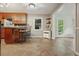 View of breakfast nook with access to back door and kitchen at 5770 Dorsett Shoals Rd, Douglasville, GA 30135