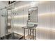 Contemporary bathroom featuring a glass shower and vessel sink at 878 Ne Peachtree Ne St # 326, Atlanta, GA 30309