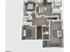 Upstairs floor plan featuring multiple bedrooms, bathrooms, and walk-in closets at 6350 Summer Pl, Douglasville, GA 30135