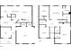 View of the 1st and 2nd floor plans showing the layout of the house at 6350 Summer Pl, Douglasville, GA 30135