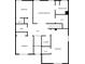 A detailed floorplan of the second floor, showing bedrooms, bathrooms, and walk in closets at 6350 Summer Pl, Douglasville, GA 30135