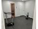 The basement featuring gym workout equipment and a cedar wood sauna at 3011 Flat Shoals Sw Rd, Conyers, GA 30094
