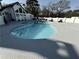 Relaxing outdoor pool with a lounge and ample deck space for entertaining or just taking it easy at 3011 Flat Shoals Sw Rd, Conyers, GA 30094
