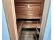 Relaxing sauna with wood paneling and multi-level benches for a spa-like experience at home at 3011 Flat Shoals Sw Rd, Conyers, GA 30094