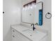 Well-lit bathroom with vanity, large mirror and modern fixtures at 1601 Augusta Se Dr, Marietta, GA 30067