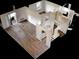 Aerial view of a home interior with wood floors and open concept layout at 300 Johnson Ferry Ne Rd # B604, Atlanta, GA 30328