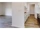 Galley-style kitchen featuring white cabinets and modern appliances at 300 Johnson Ferry Ne Rd # B604, Atlanta, GA 30328