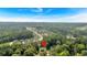Aerial view showcasing the property's location in a lush, green, neighborhood at 285 Sw Martin Sw Way, Marietta, GA 30064