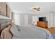 Beautiful main bedroom boasting natural light, hardwood floors and a luxurious king-size bed at 285 Sw Martin Sw Way, Marietta, GA 30064