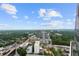 Expansive aerial view of the city skyline surrounded by lush greenery at 3338 Peachtree Rd # 2005, Atlanta, GA 30326